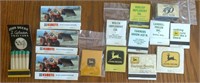 14- JD & Kubota Matchbooks Lot