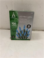 100pk LED Blue Mini Lights