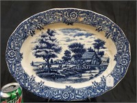 Blue/White Platter