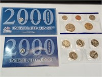 OF) Uncirculated 2000 Philadelphia mint coin set