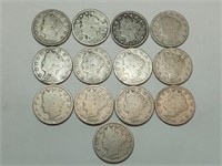 BETTER DATE Liberty V nickel lot