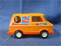 VTG 1970's Buddy L Van Orange bubble window