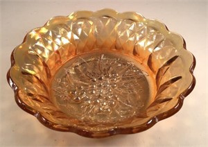 Imperial Glass Marigold Grape Bowl