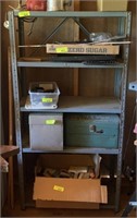 small metal shop shelf