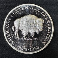 1 oz Fine Silver Round - Buffalo