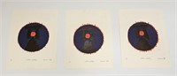 VINTAGE COLOR ETCHINGS SIGNED & NUMBERED