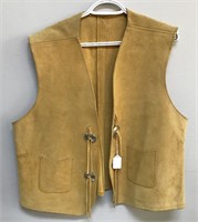 Vintage Leather vest (size about L-XL)