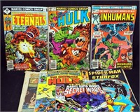 Vintage Marvel Comics 7 Piece Books Lot