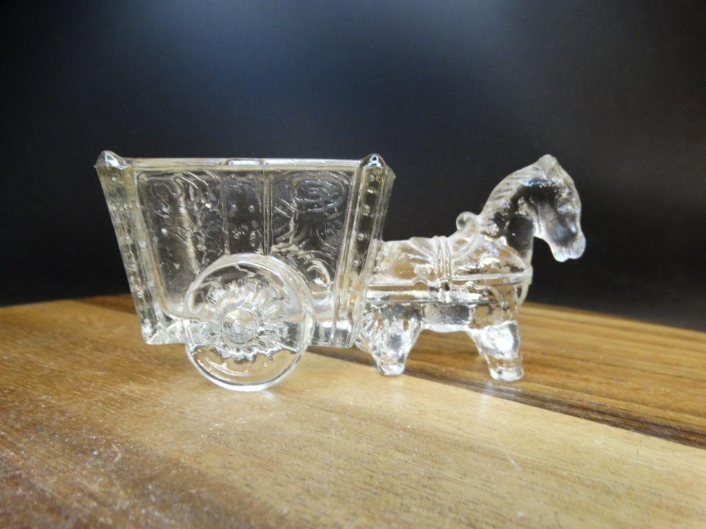 Glass Mule Drawn Cart