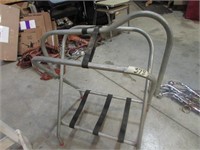 metal folding saddle rack