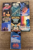 7 Star Trek paperback books