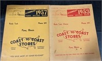 1953 & 1957 Pana, IL Advertising