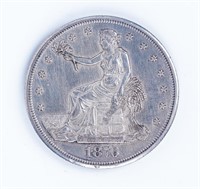 Coin 1876-CC Trade Dollar Almost Uncirculated*