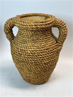 Woven/Pottery Vase 12”