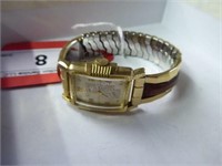 Deco Bulova men's watch - R.G. plated case (NOT ru