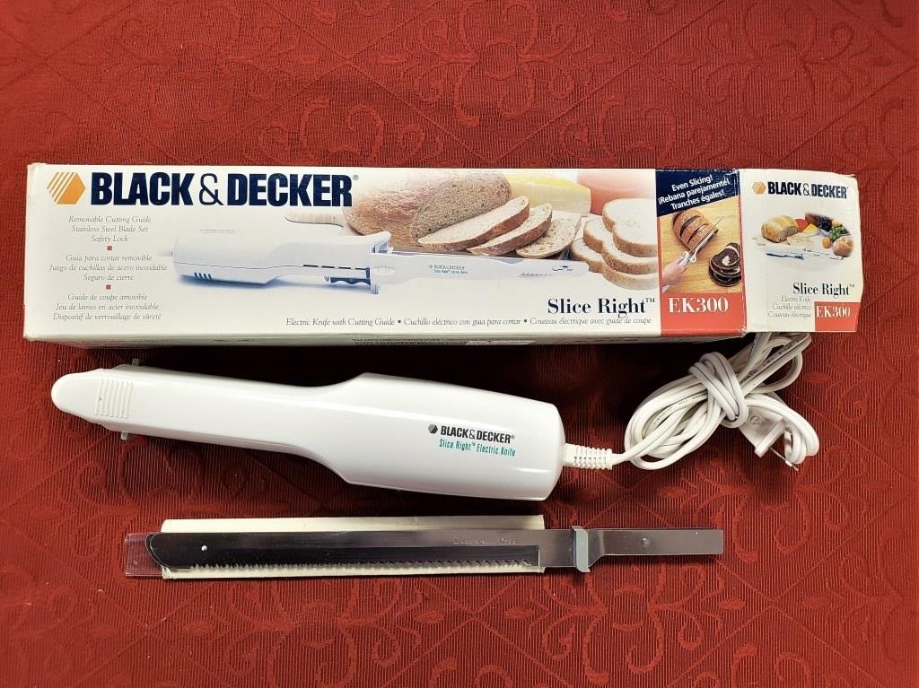 Black & Decker Slice Right Electric Knife. Model EK300. for Sale