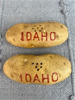 Vintage Idaho Potato Salt and Pepper Shakers