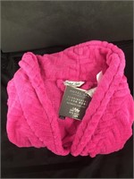 Hotel Spa  Herrington Plush Robe-pink new