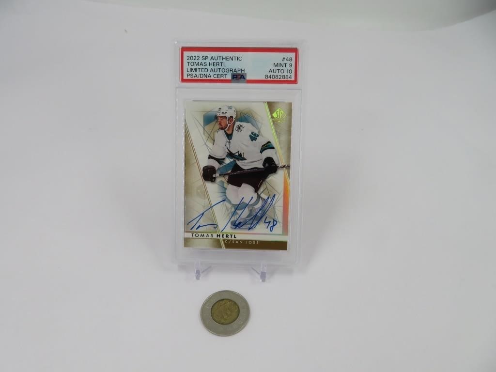 Tomas Hertl 2022 SP Authentic, carte hockey