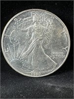 1990 1 Ounce  Silver Eagle