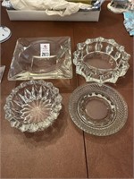 Glass ashtrays