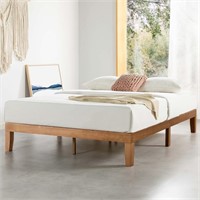 Solid Wood Platform Bed Frame, Queen