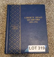 Empty Liberty Head Quarters 1892-1916 Book