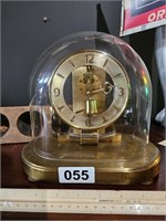 Vintage Kundo Anniversary Clock in Glass Dome