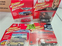 Johnny Lightning die cast cars Lot of 4