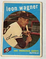 1959 Topps Leon Wagner Rookie San Francisco