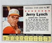 1961 Post Cereal #187 JERRY LYNCH