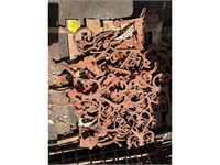 Pallet of Cast Iron Ornamental Architectural Salva