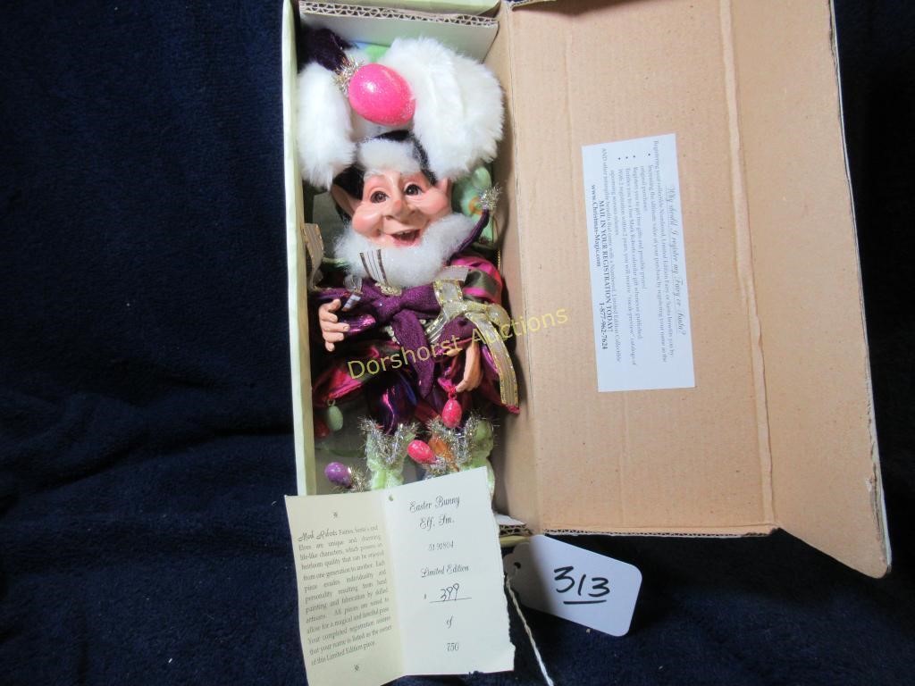 MARK ROBERTS EASTER BUNNY ELF W/ BOX +