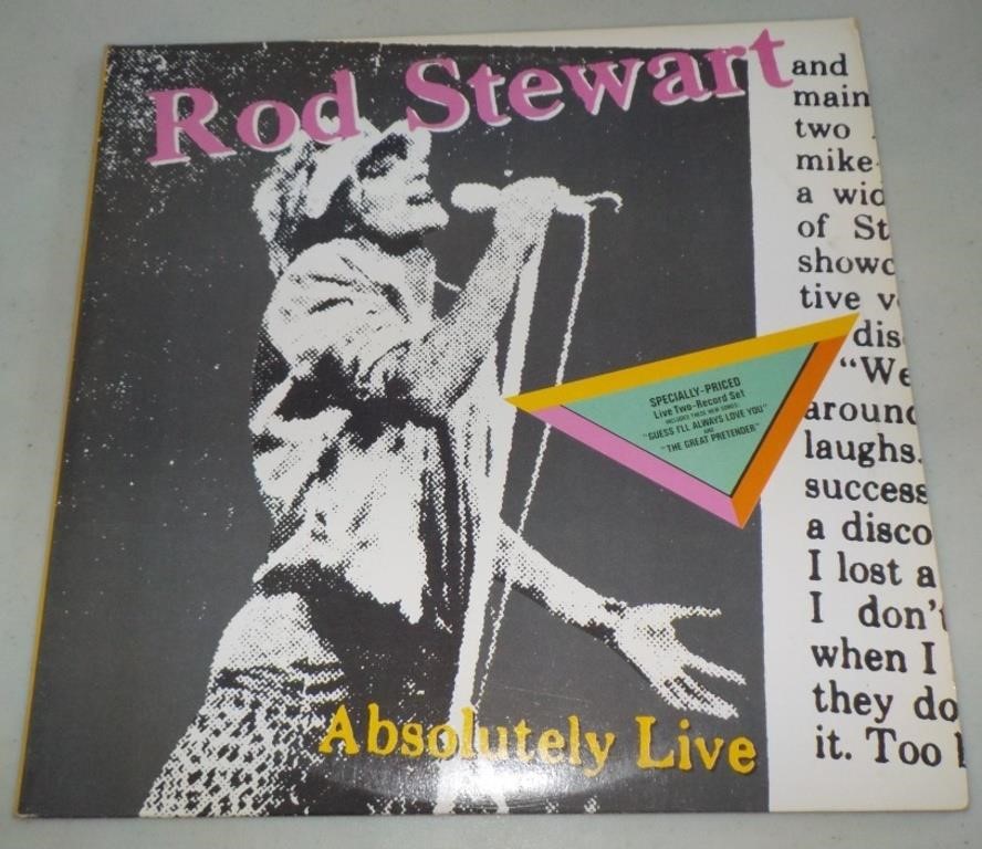 Rod Stewart Absolutely Live Vinyl LP Record Album