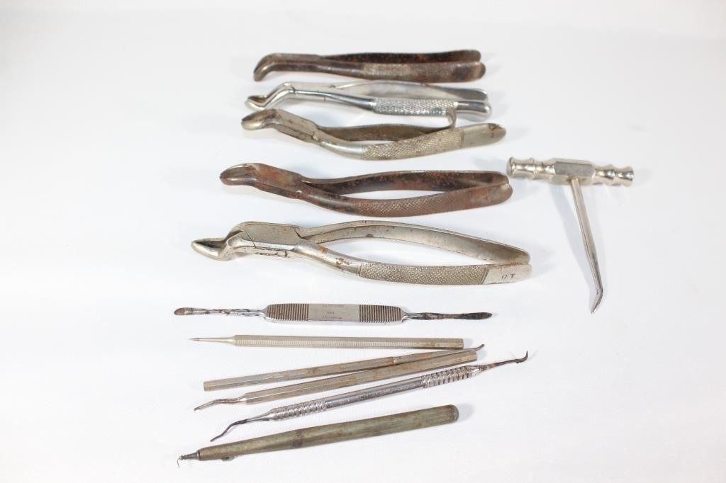 Vintage Lot of Dental Tools