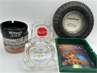 Vtg. Advertising Ashtrays