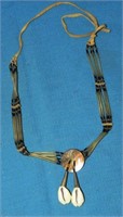 1970's Native Jamaican Bead/Shell Necklace