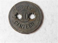 Fort Supply 10 cent canteen coin