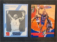 Michael Jordan & Grant Hill Basketball Cards