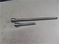 (2) SNAP ON Tools 1/2"end to 3/8" Extensions 12"5"