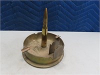 TrenchArt Brass & Bullet 6" AshTray unique