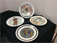 Four Collector Plates; D'arceau-Limoges