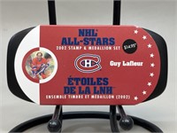 Guy Lafleur NHL All-Stars 2002 Stamp & Medallion
