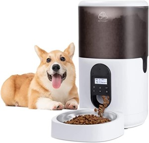 PETODAY Automatic Dog Feeder, Cat Food Dispenser
