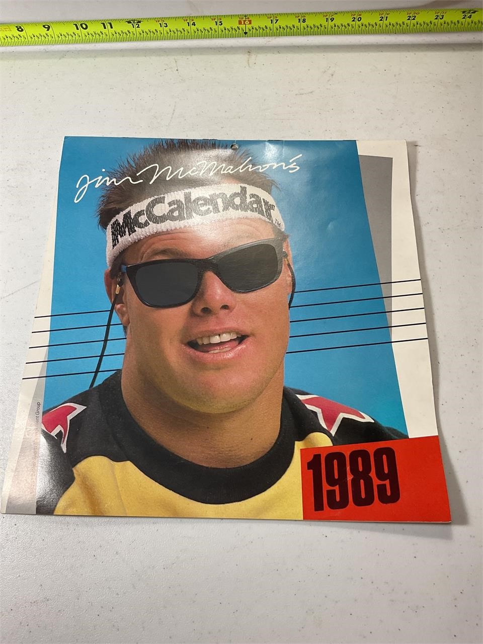 Jim McMahon McCalender 1989