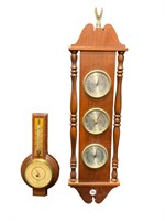 2-Vintage Barometer/Weather Stations