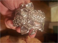 ANTONIO REINA rare hearts & flowers bracelet 925
