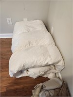 White down mattress topper