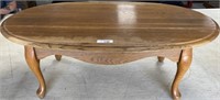 Oak Oval Coffee Table