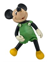 1977 Walt Disney Mickey Mouse Plastic movable